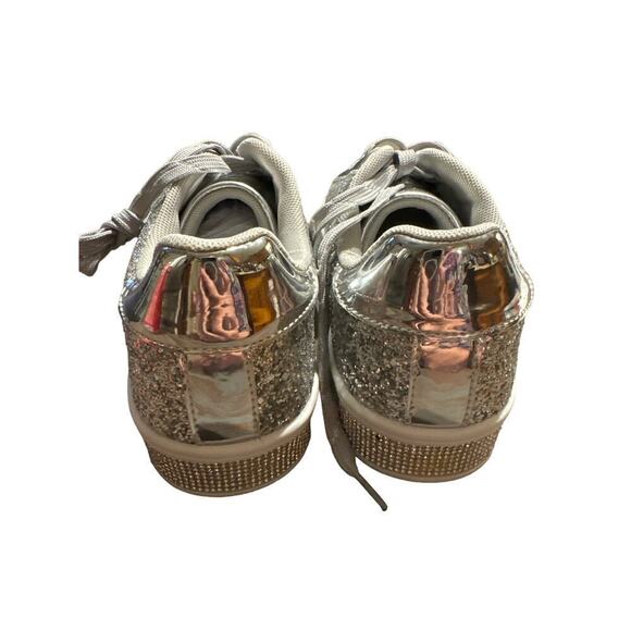 UUBARIS Women Size 8.5 US Silver Glitter - Picture 3 of 7